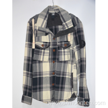 Custom Skin-friendly Soft Casual Flannel Shirt Men